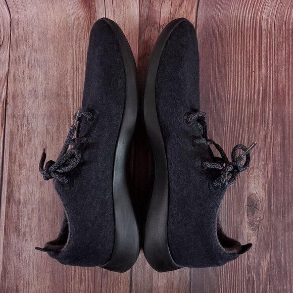 Allbirds WR Wool Runners Mens Size 13 Black Gray Athletic Running Sneakers - Picture 8 of 13